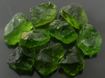 Mine Direct Ethiopian Peridot Top Faceting Rough Lot