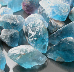 Mine Direct Top Paraiba colored Afghan Fluorite Facet & Cabbing Rough Lot!