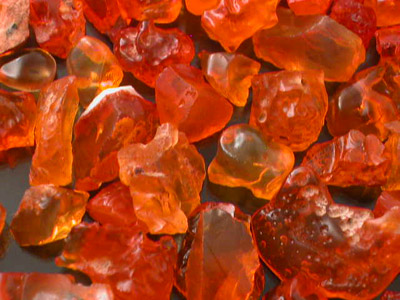Mine Direct Flame Orange to Cherry Red Mexican Fire Opal Top Faceting Rough